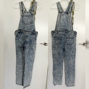 Acid wash overalls